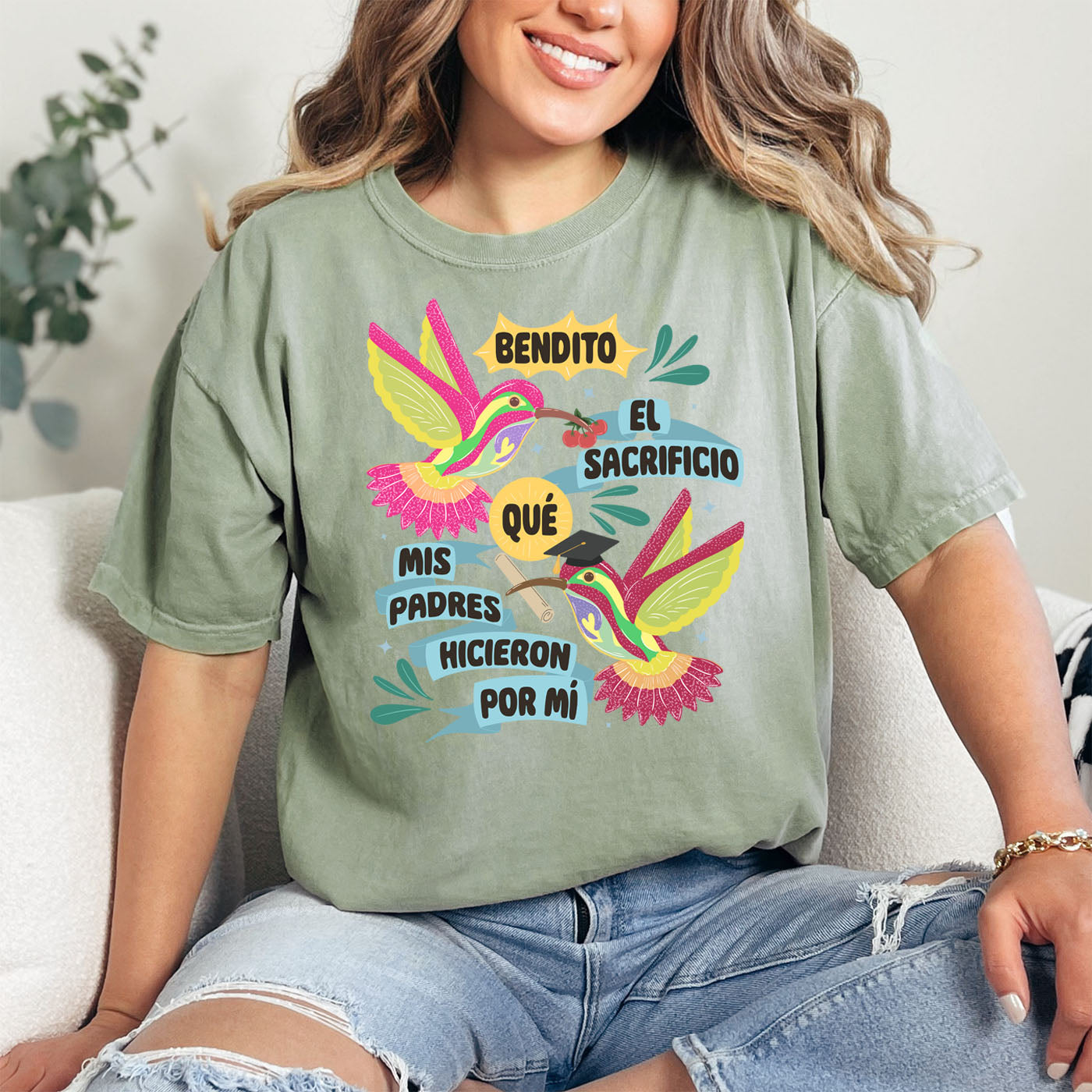 Bendito Sacrificio Padres Comfort Colors T-Shirt