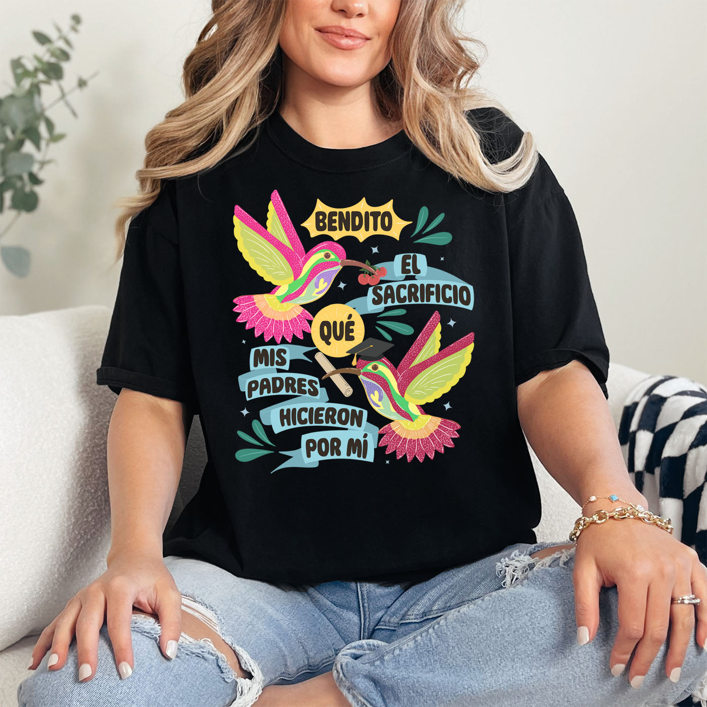 Bendito Sacrificio Padres Comfort Colors T-Shirt