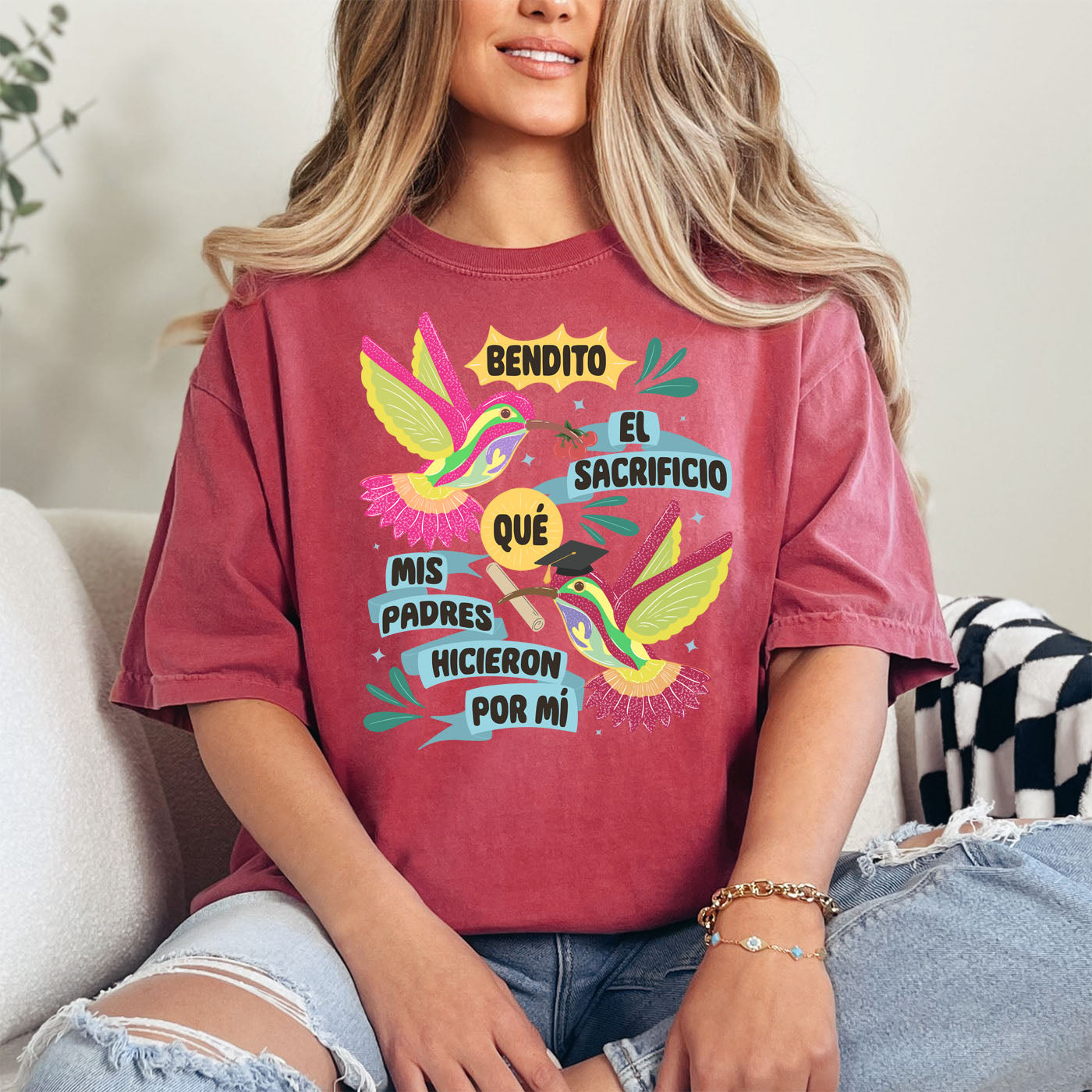 Bendito Sacrificio Padres Comfort Colors T-Shirt