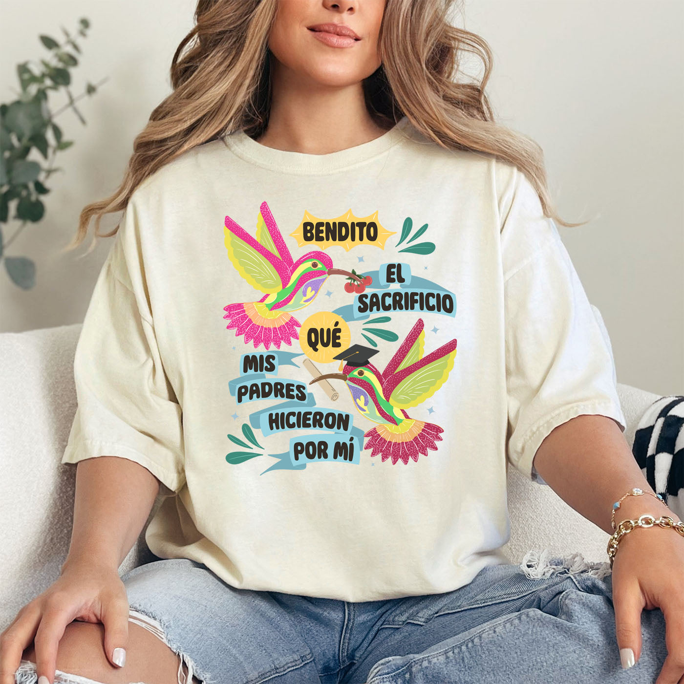 Bendito Sacrificio Padres Comfort Colors T-Shirt