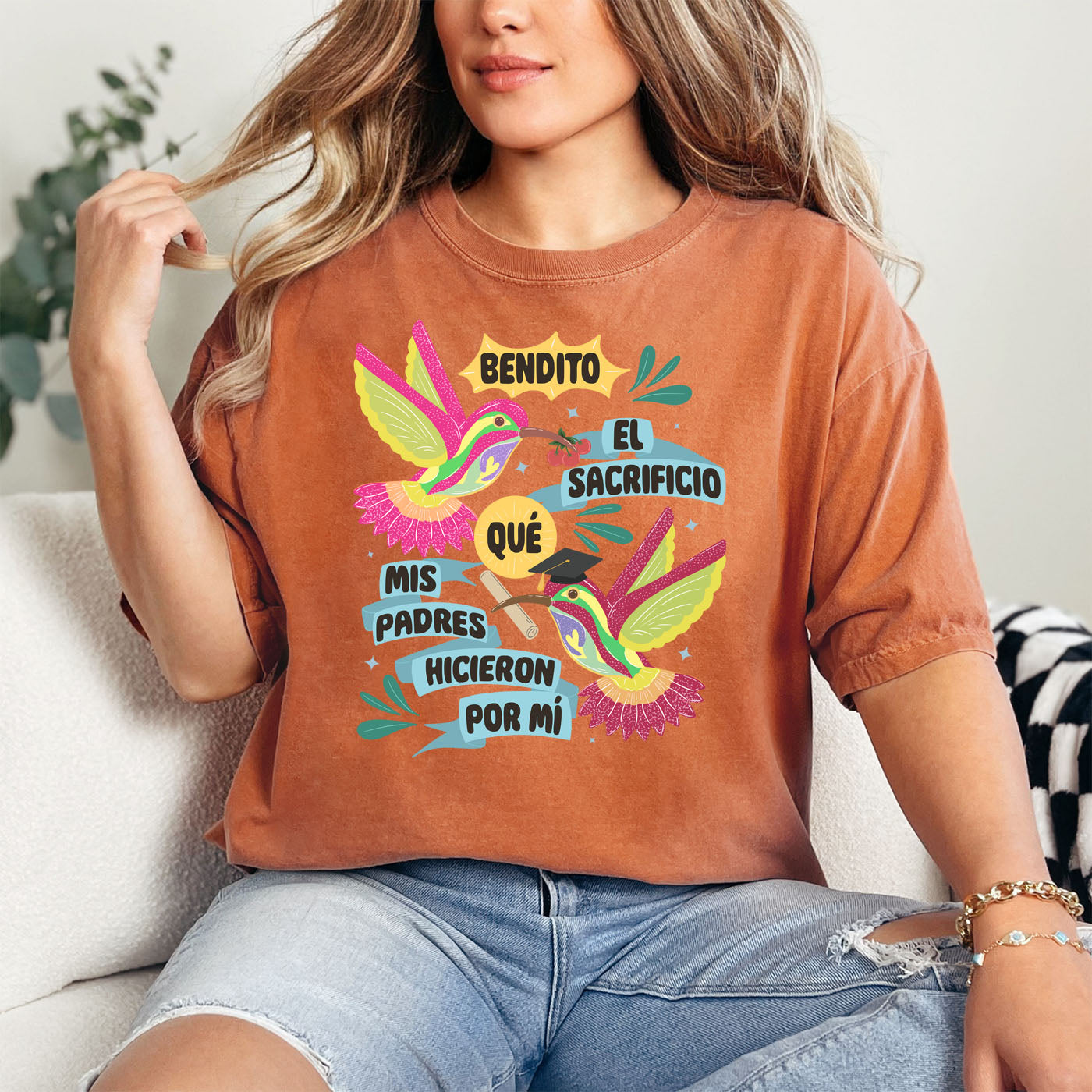 Bendito Sacrificio Padres Comfort Colors T-Shirt