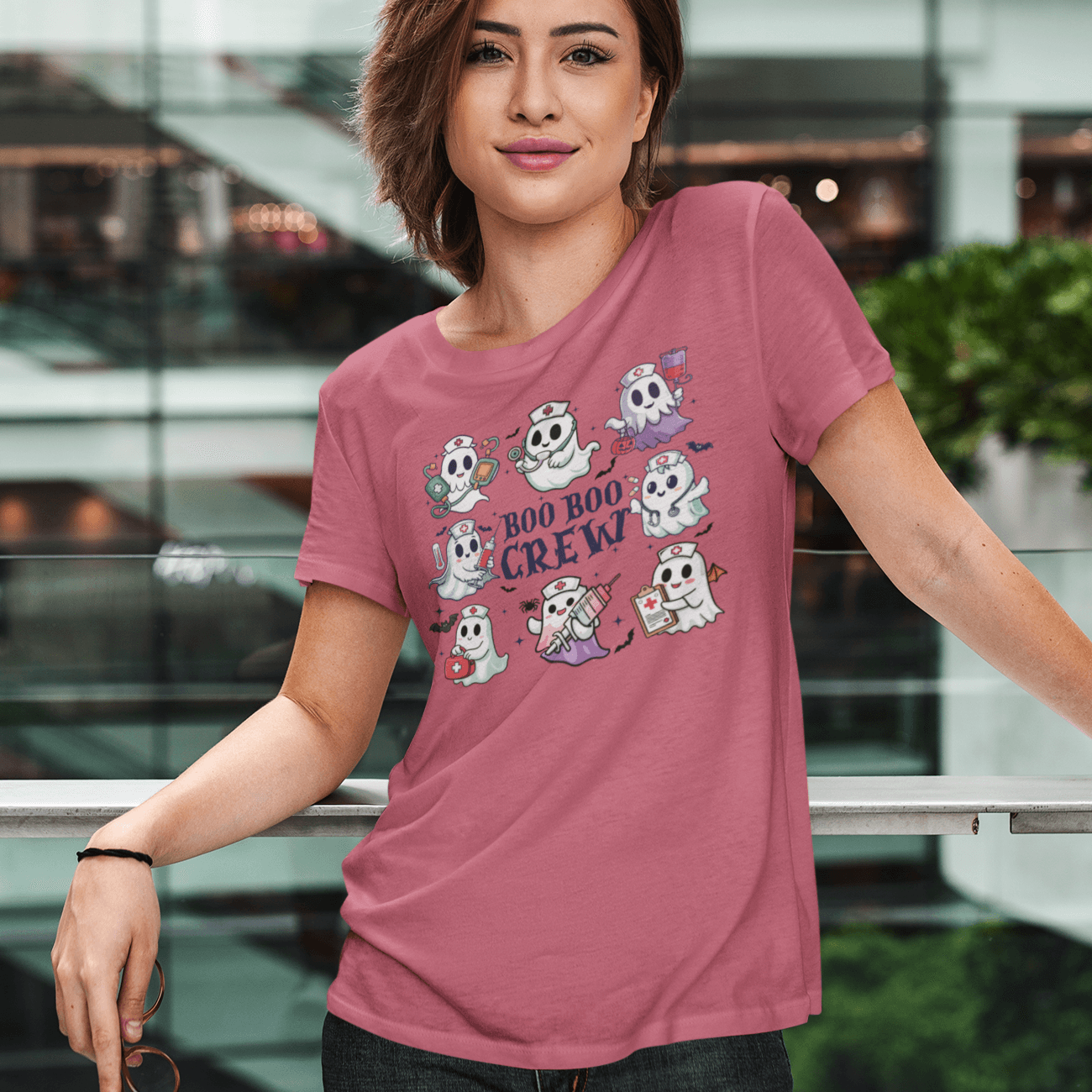 Boo Boo Crew (8 Ghosts) T-Shirt - Casita Bonita Creations