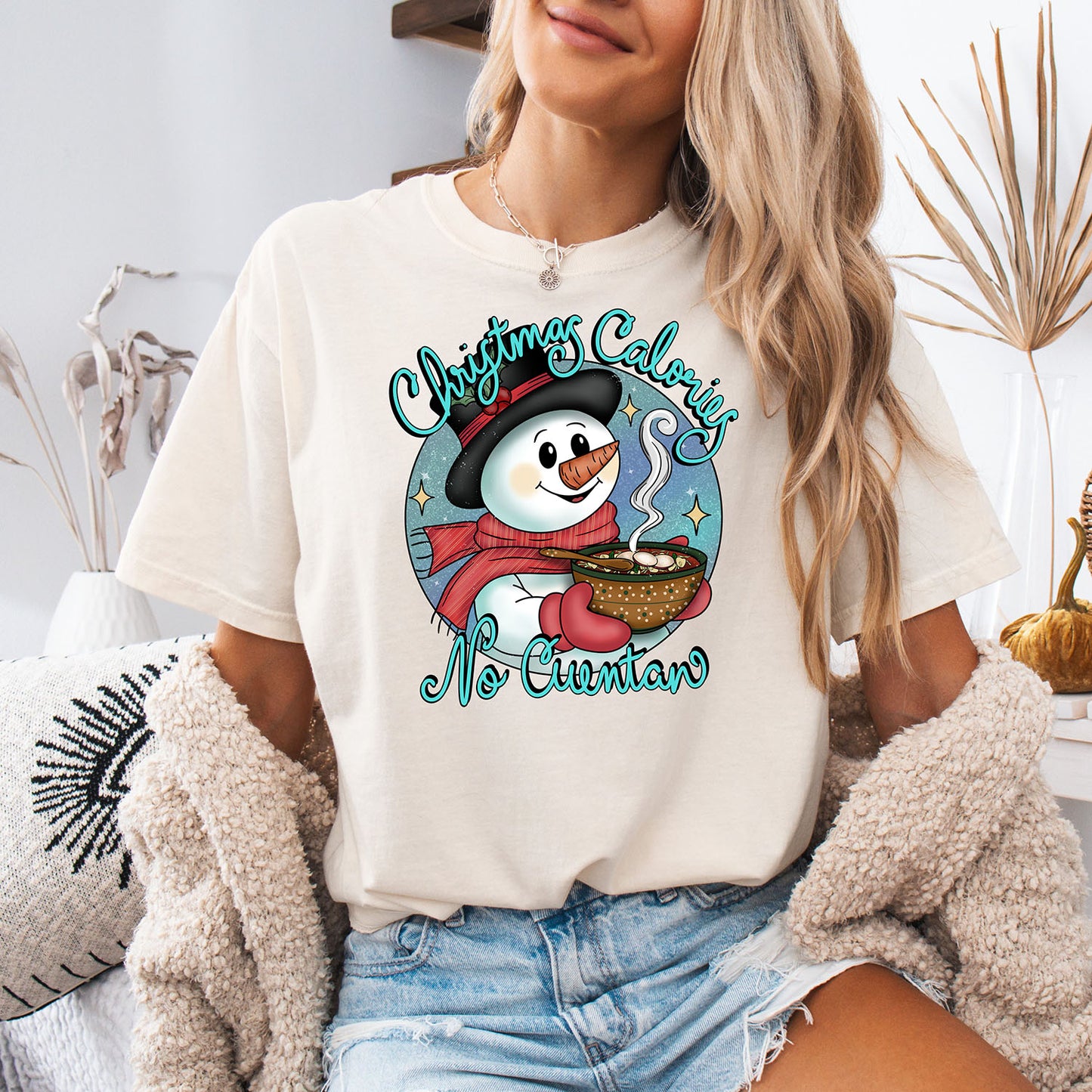 Christmas Calories No Cuentan T-Shirt