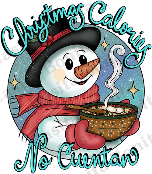 Christmas Calories No Cuentan T-Shirt