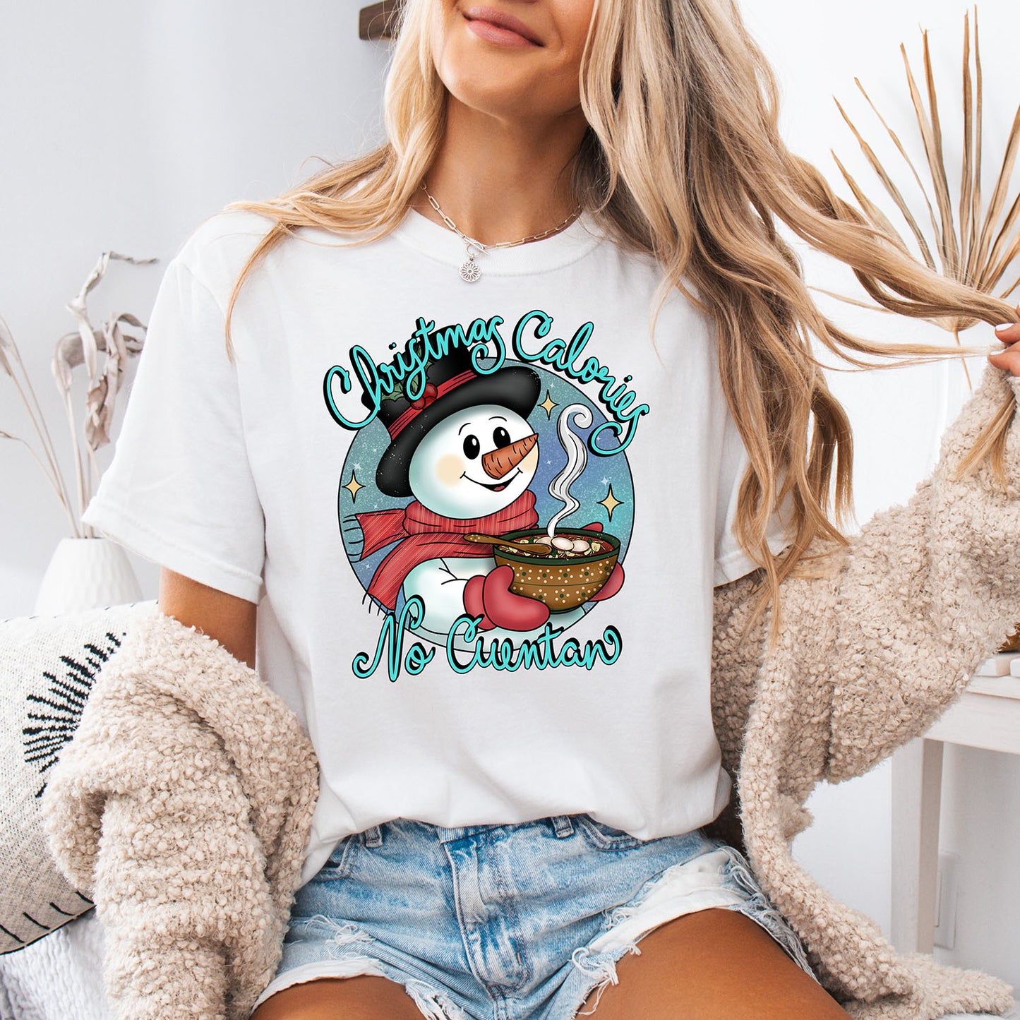 Christmas Calories No Cuentan T-Shirt
