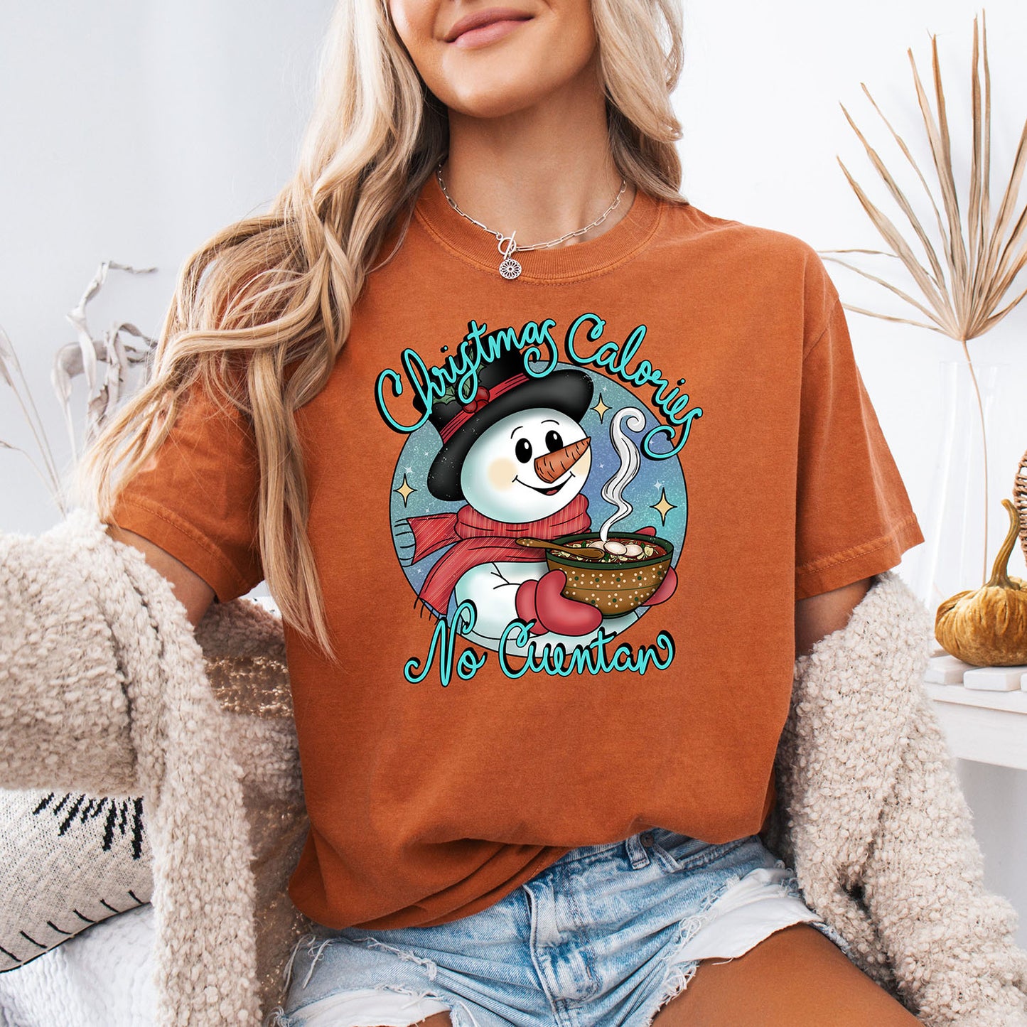 Christmas Calories No Cuentan T-Shirt