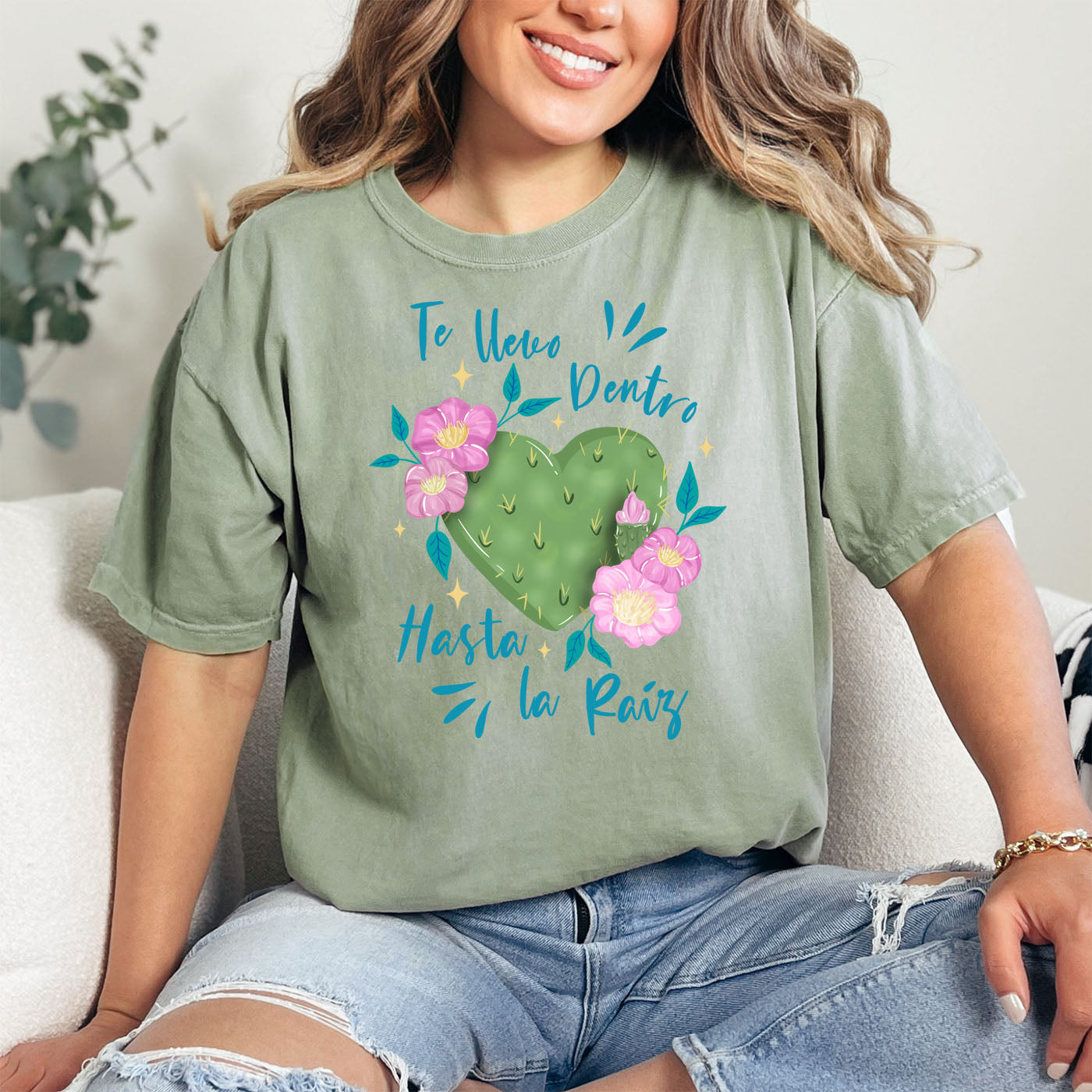 Hasta La Raiz Nopal Comfort Colors T-Shirt