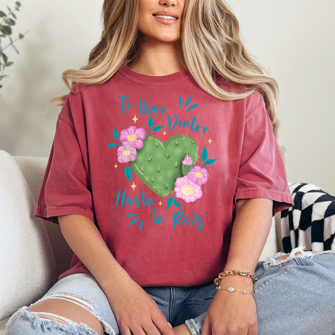 Hasta La Raiz Nopal Comfort Colors T-Shirt