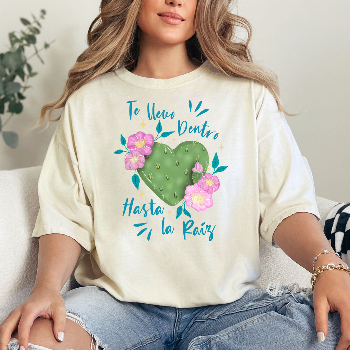 Hasta La Raiz Nopal Comfort Colors T-Shirt