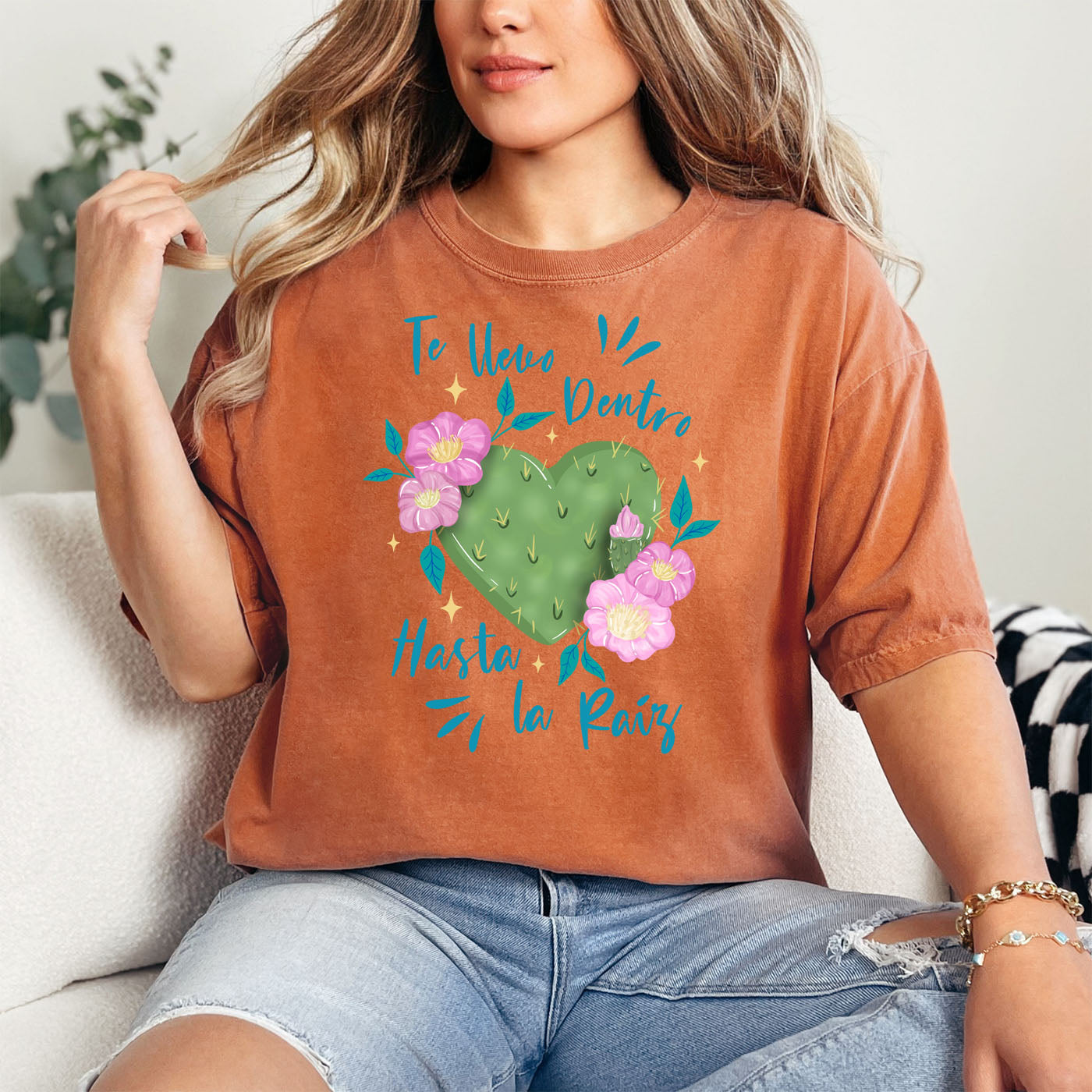 Hasta La Raiz Nopal Comfort Colors T-Shirt