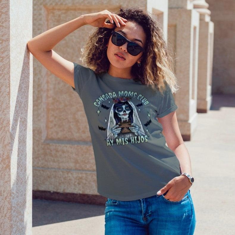 Cansada Moms Club T-Shirt - Casita Bonita Creations