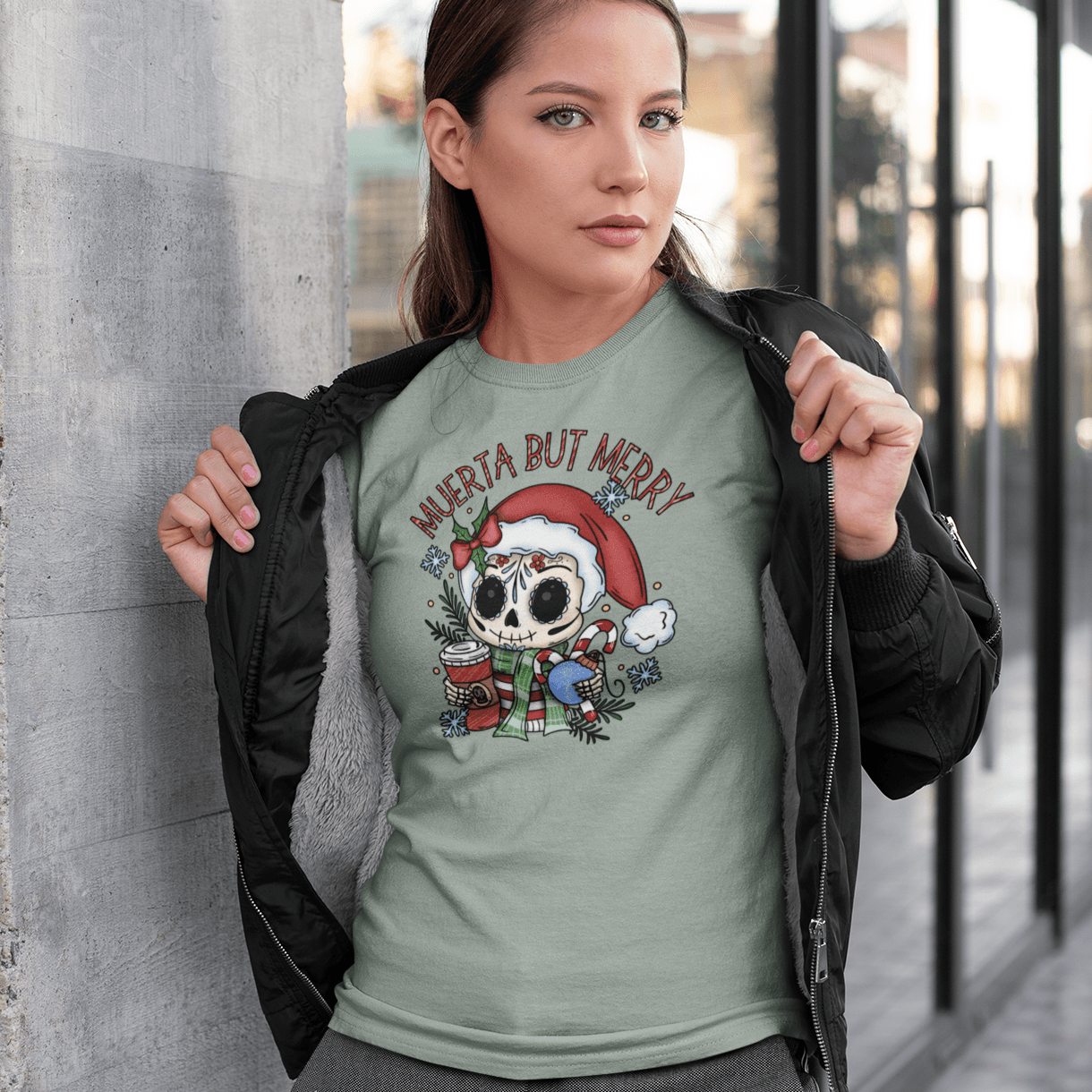 Muerta But Merry T-Shirt - Casita Bonita Creations