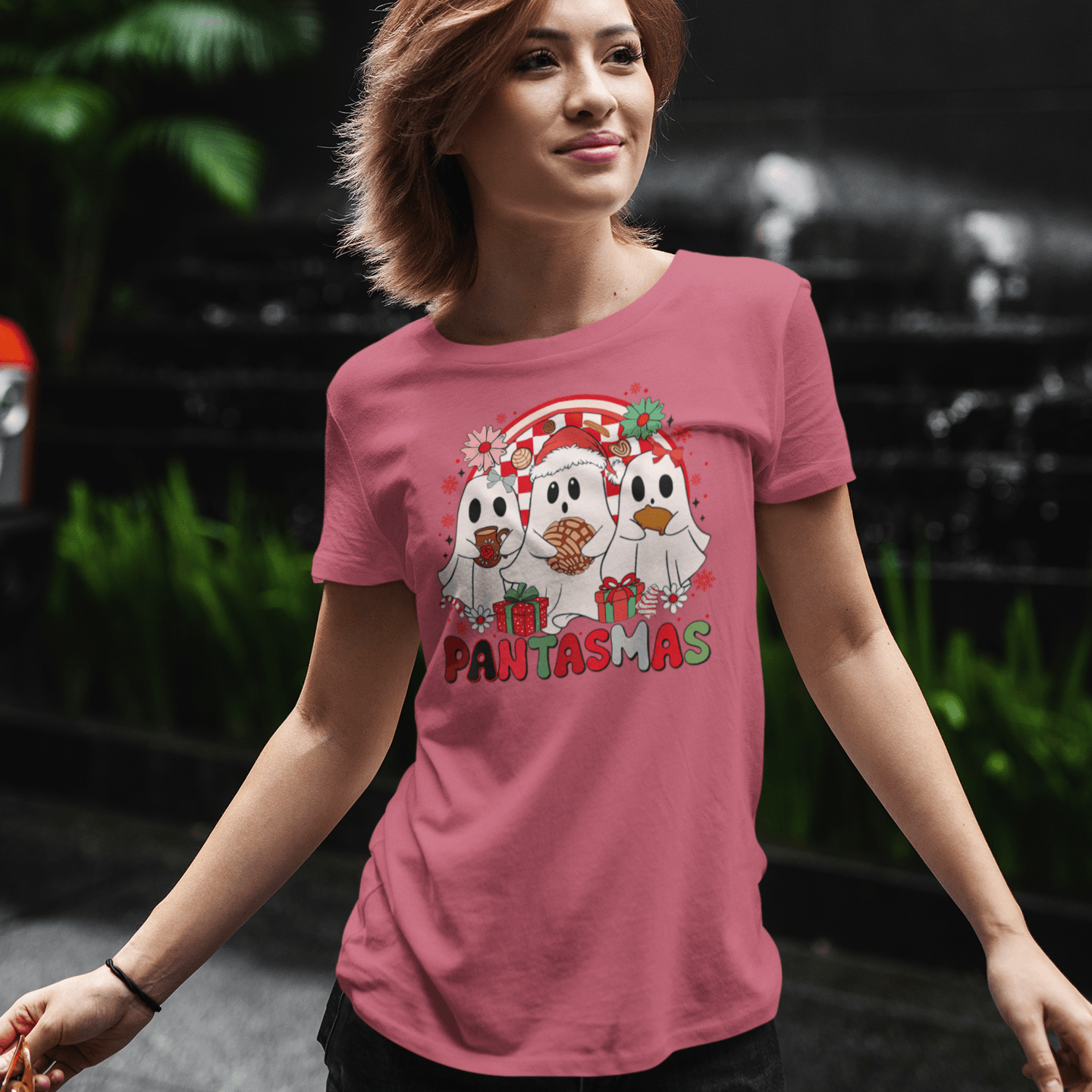 Pantasmas Christmas (3 Ghosts) T-Shirt - Casita Bonita Creations