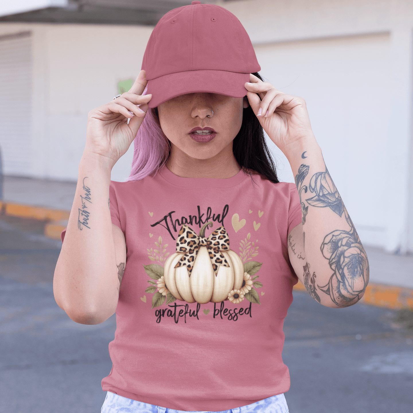 Thankful Grateful Blessed P1 T-Shirt - Casita Bonita Creations