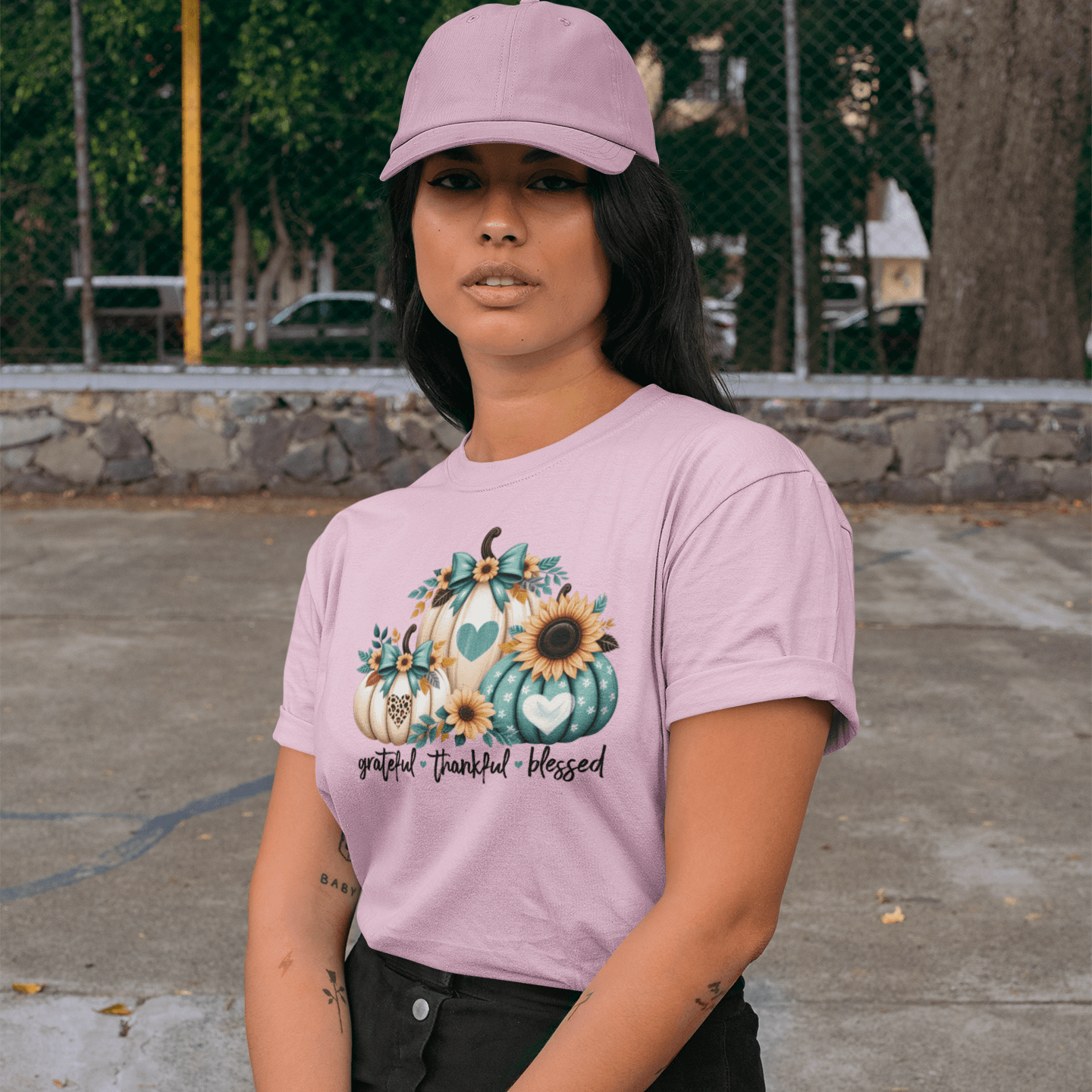 Grateful Thankful Blessed P2 T-Shirt - Casita Bonita Creations