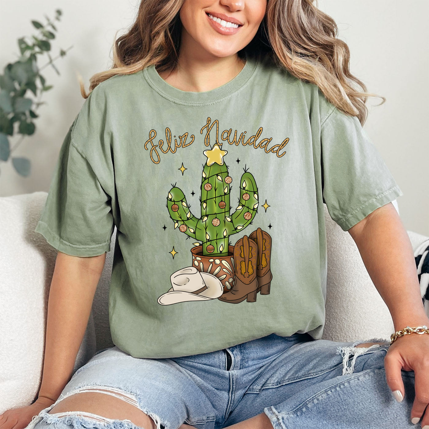 Vaquero Christmas Comfort Colors T-Shirt
