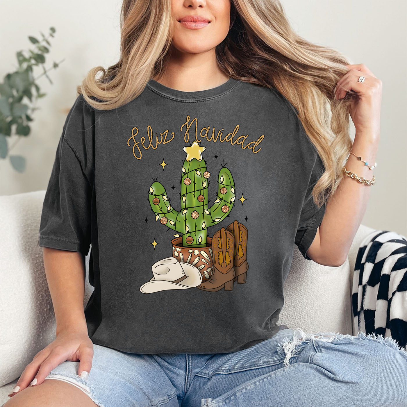 Vaquero Christmas Comfort Colors T-Shirt