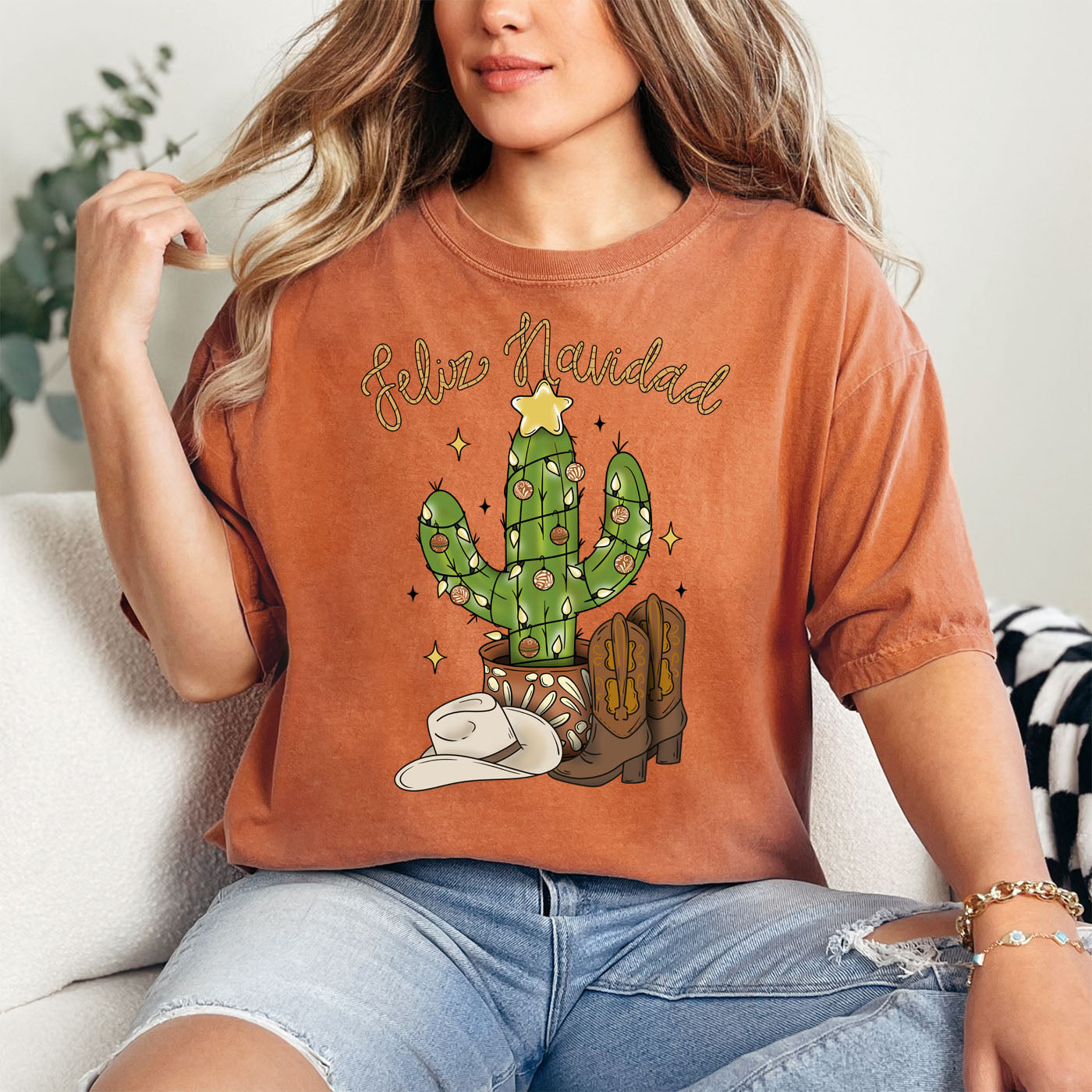 Vaquero Christmas Comfort Colors T-Shirt