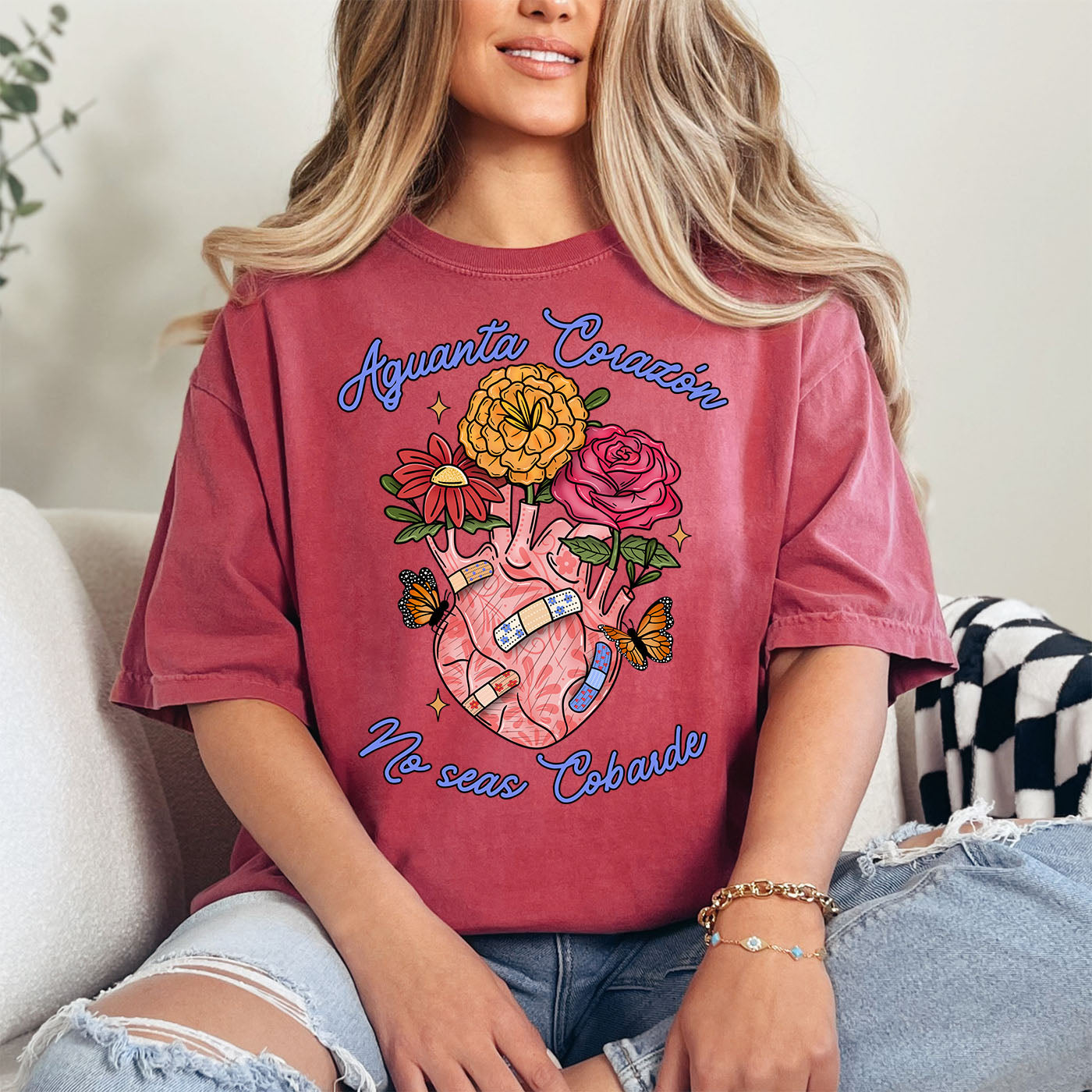 Aguanta Corazon Comfort Colors T-Shirt