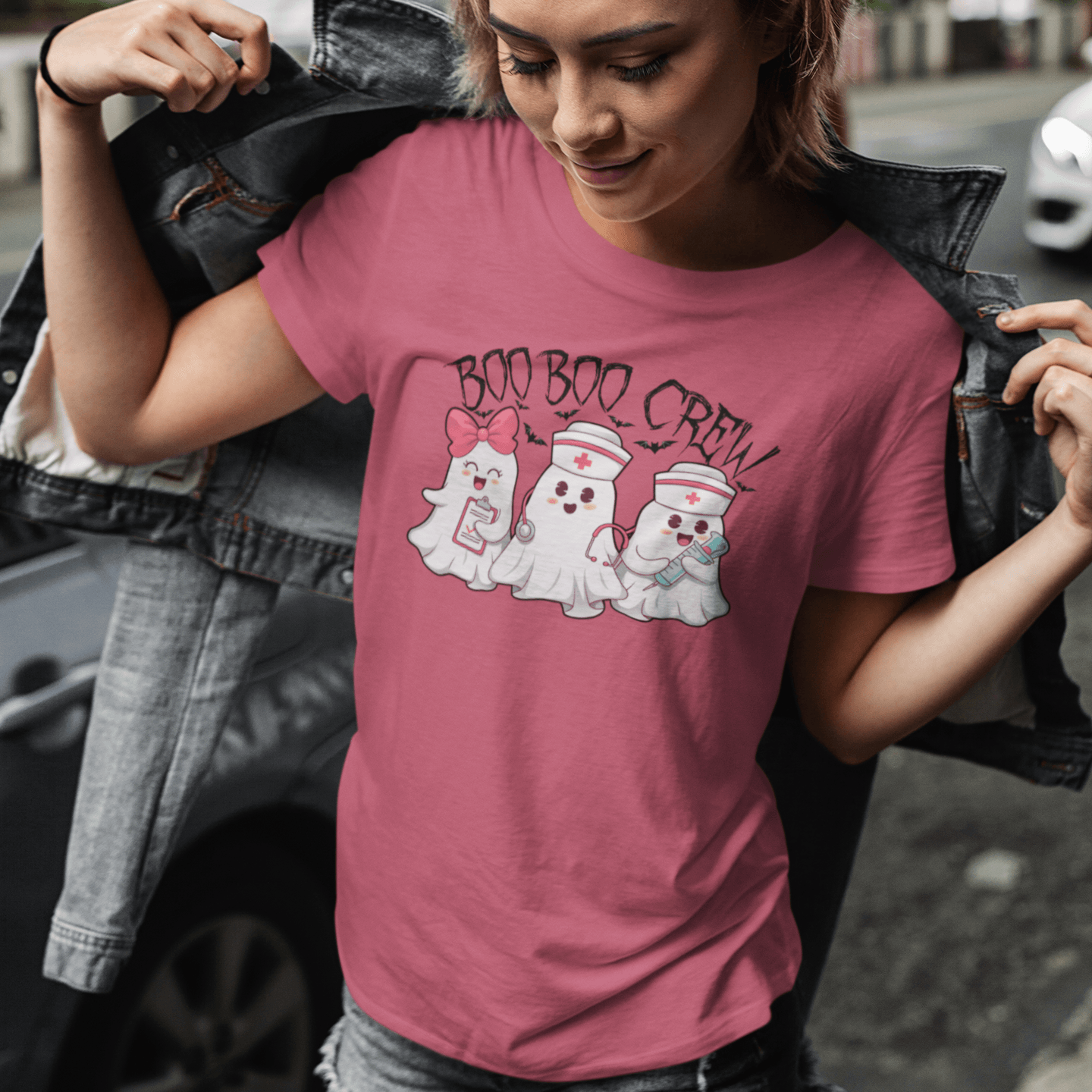 Boo Boo Crew (3 Ghosts) T-Shirt - Casita Bonita Creations