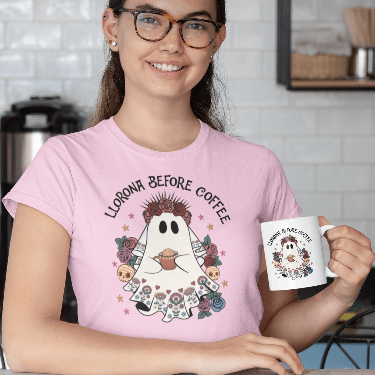 Llorona Before Coffee T-Shirt - Casita Bonita Creations