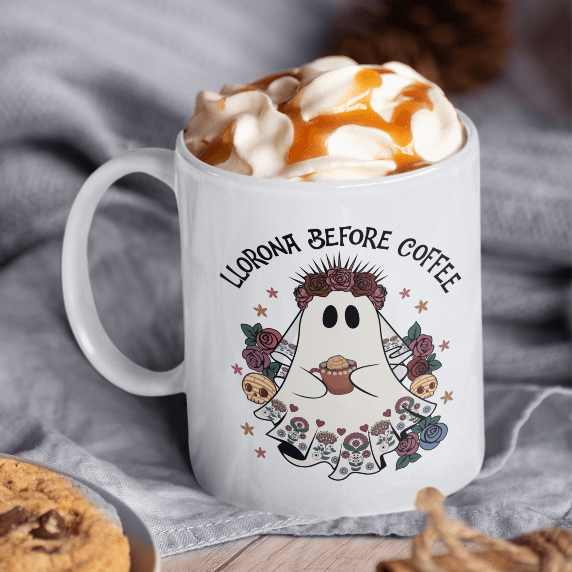 Llorona Before Coffee Ceramic Mug - Casita Bonita Creations