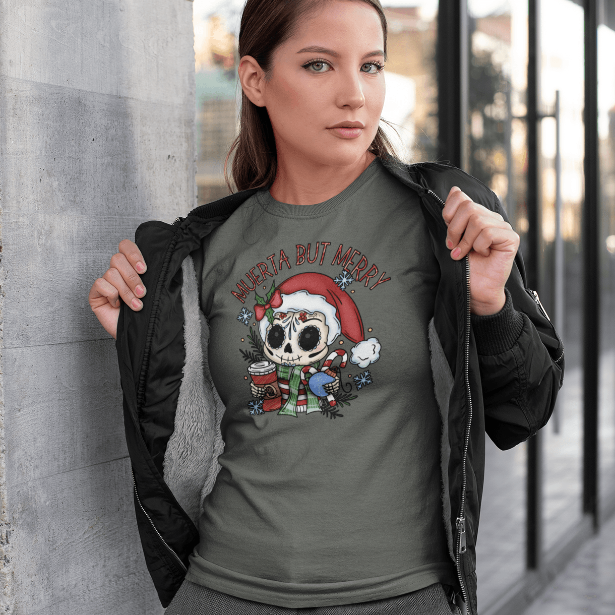 Muerta But Merry T-Shirt - Casita Bonita Creations