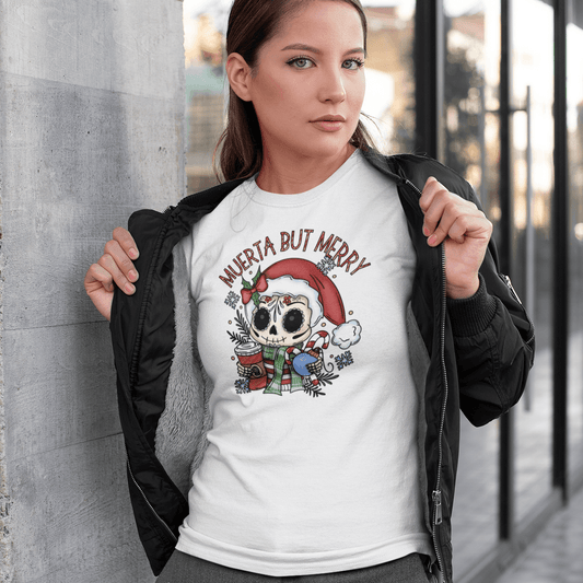 Muerta But Merry T-Shirt - Casita Bonita Creations