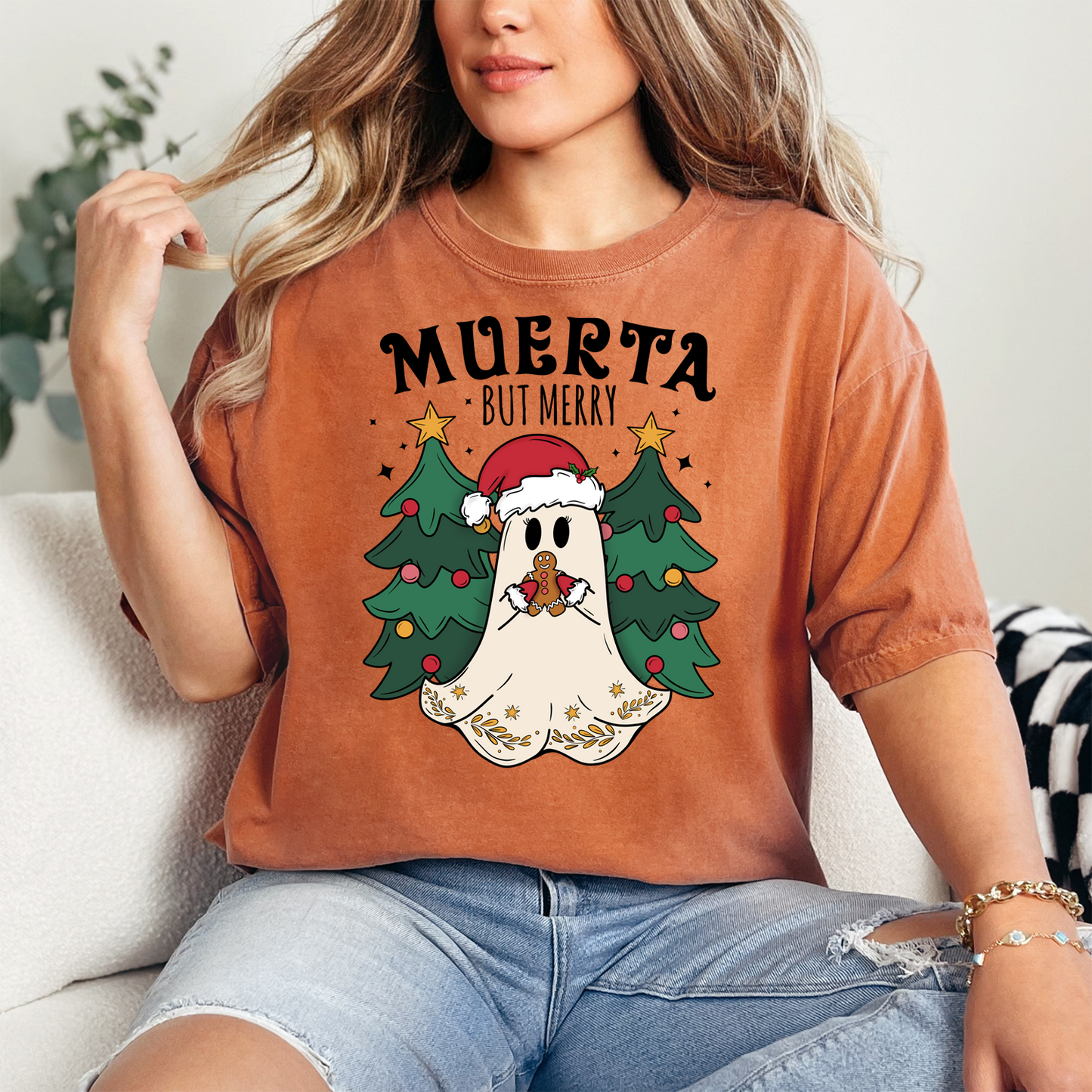 Muerta But Merry Ghost T-Shirt