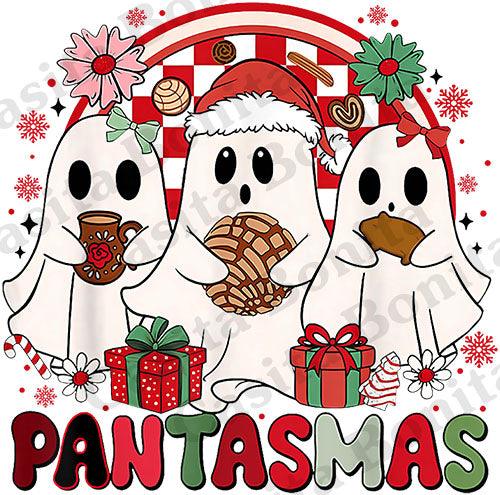 Pantasmas Christmas (3 Ghosts) T-Shirt - Casita Bonita Creations