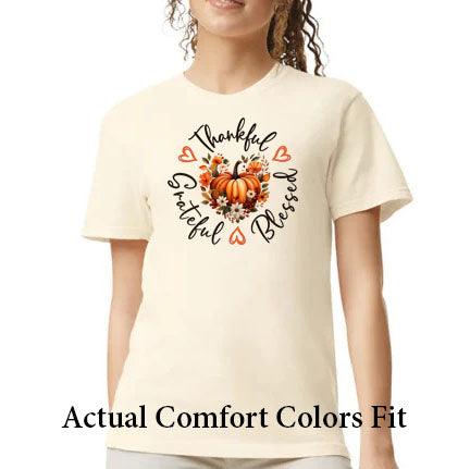 Thankful Grateful Blessed P3 T-Shirt - Casita Bonita Creations