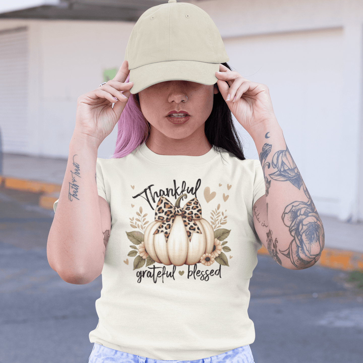 Thankful Grateful Blessed P1 T-Shirt - Casita Bonita Creations