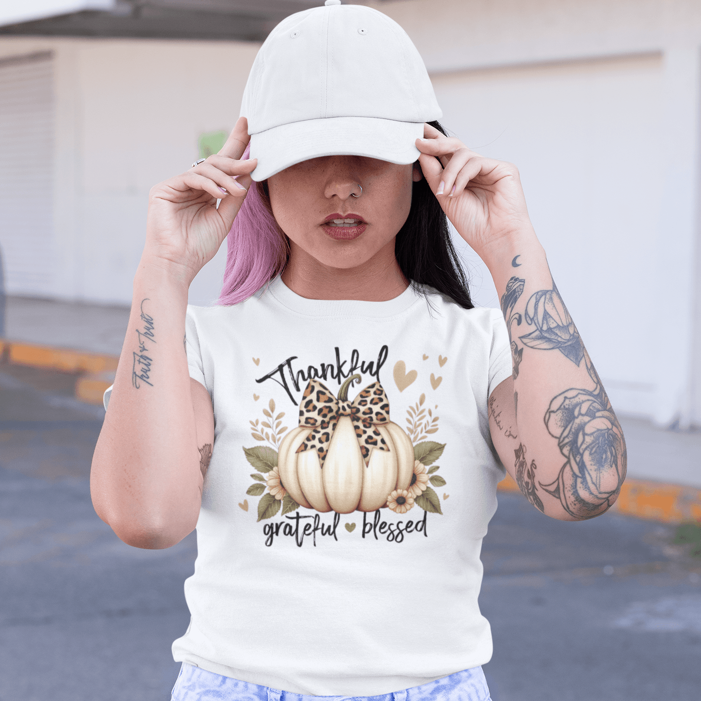 Thankful Grateful Blessed P1 T-Shirt - Casita Bonita Creations