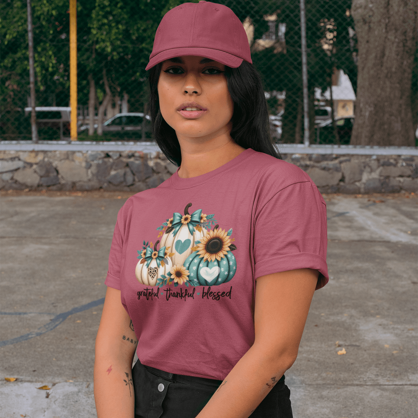 Grateful Thankful Blessed P2 T-Shirt - Casita Bonita Creations