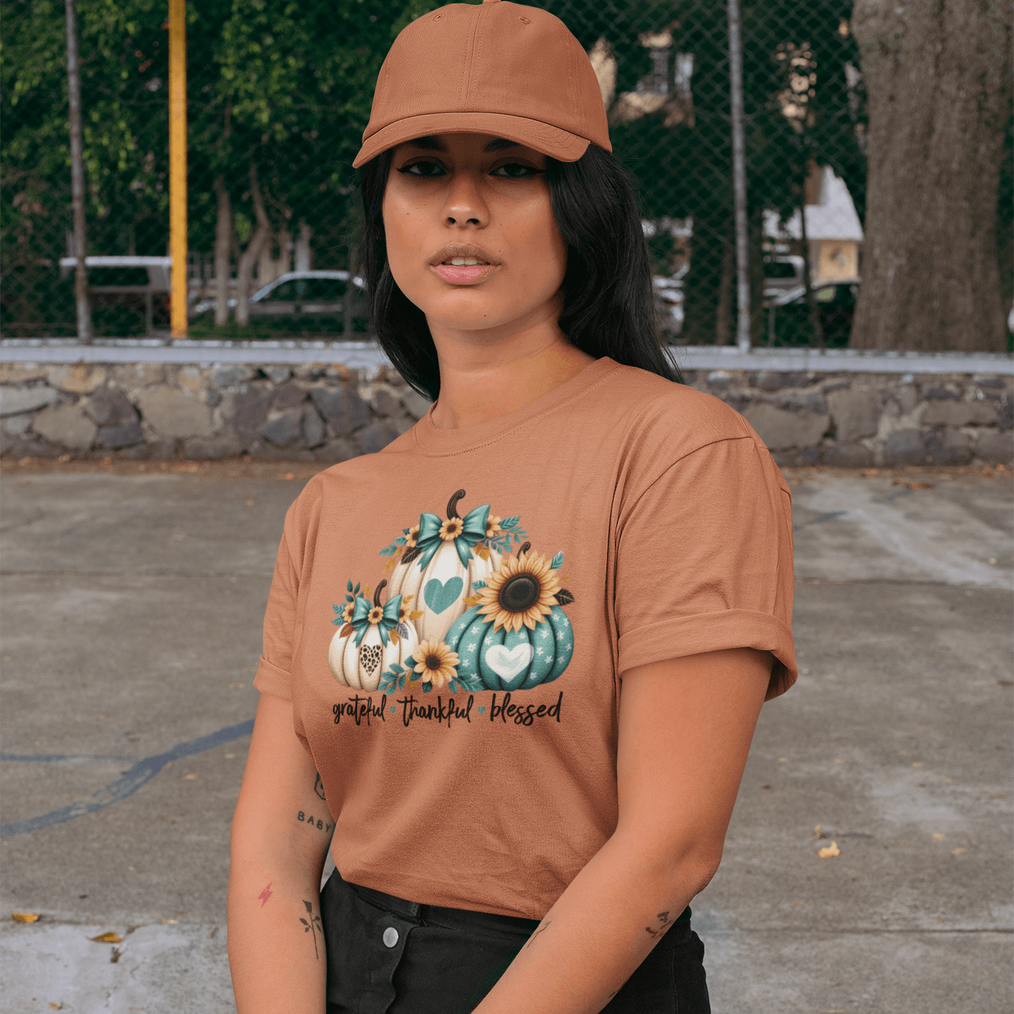 Grateful Thankful Blessed P2 T-Shirt - Casita Bonita Creations