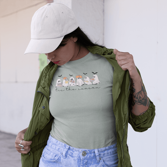 Tis The Season (Ghost Books) T-Shirt - Casita Bonita Creations