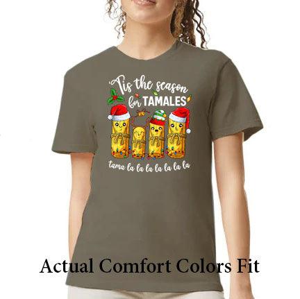 Tis The Season For Tamales Tama LaLaLa T-Shirt - Casita Bonita Creations