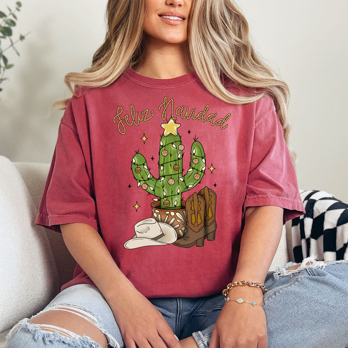 Vaquero Christmas Comfort Colors T-Shirt