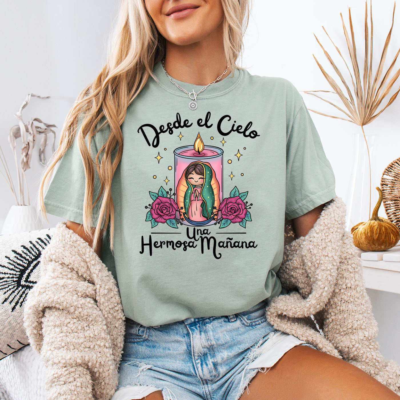 Virgencita Candle T-Shirt