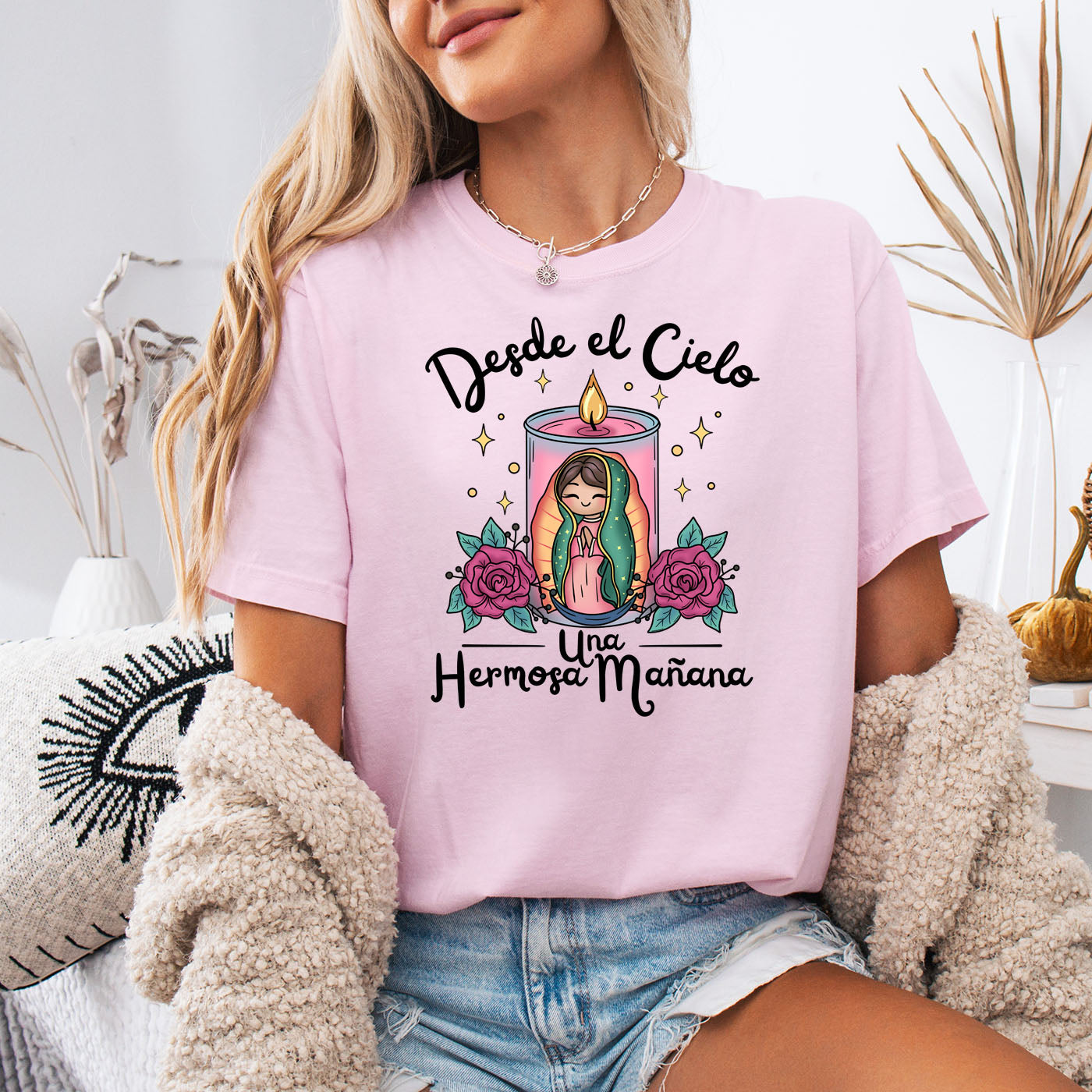 Virgencita Candle T-Shirt