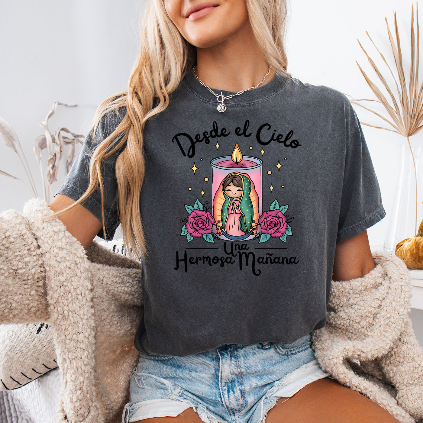 Virgencita Candle T-Shirt